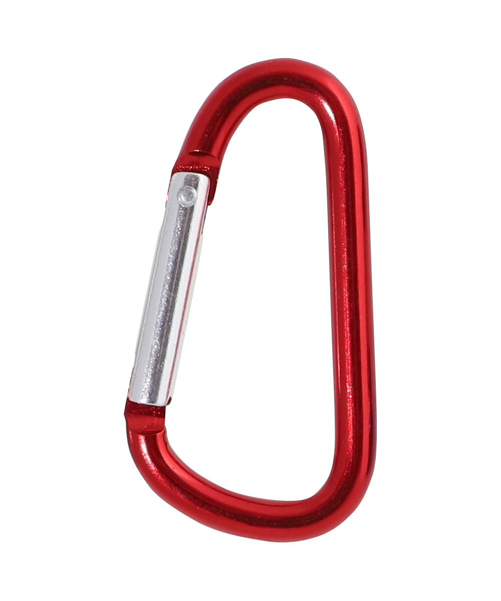 57mm Aluminium carabiner, Red
