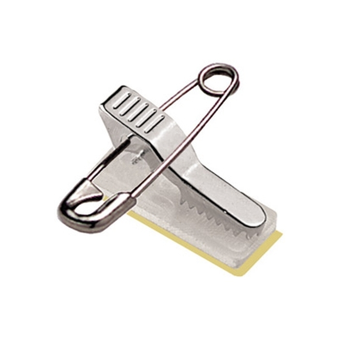 Metal/Plastic Self Adhesive Combi Clip 28 x 12mm base