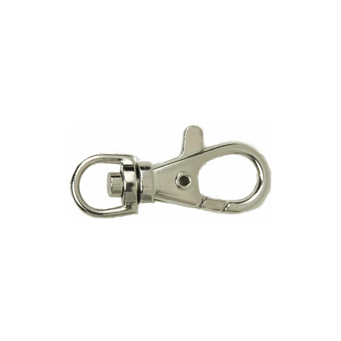 37mm Die Cast Spring Hook Nickel Plated.