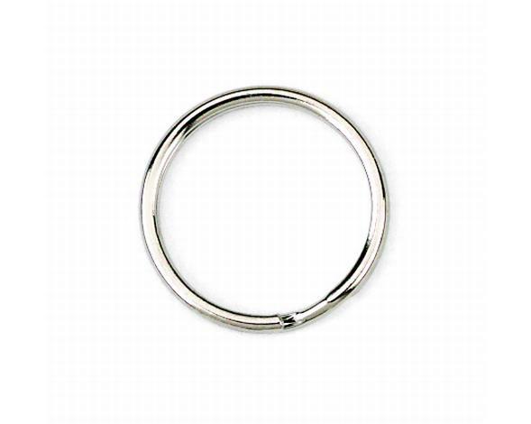 10mm Split Ring Nickel Plated.
