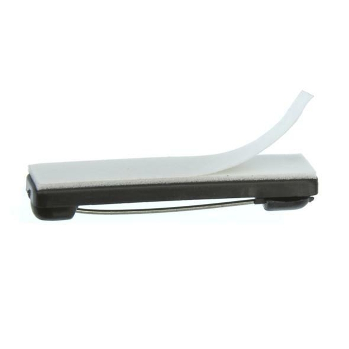 38mm SLIMLINE Black Self Adhesive Pin