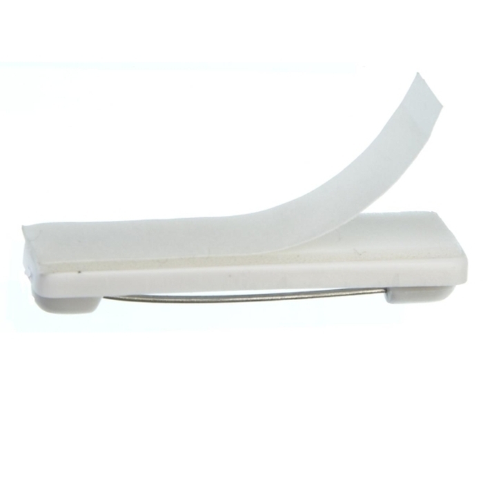 38mm SLIMLINE White Self Adhesive Pin